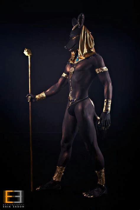 Anubis Body Painting Anubis Costume Gay Costume Egyptian Costume Costumes Egyptian Mythology