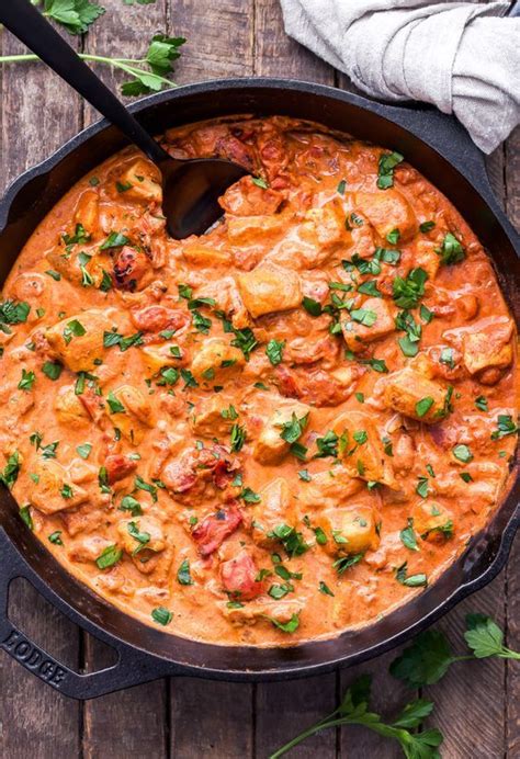 Easy Smokey Chicken Paprikash Is A Healthy One Skillet Version Of Traditional Chicken Paprikash