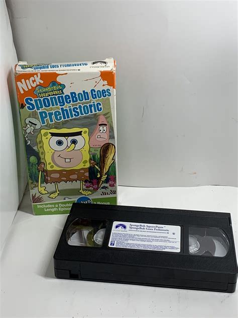 Spongebob Squarepants Goes Prehistoric Vhs Video Rare 51039 Hot Sex