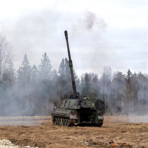 First Test Shots Fired From Estonian K9 Kõu Joint Forces News