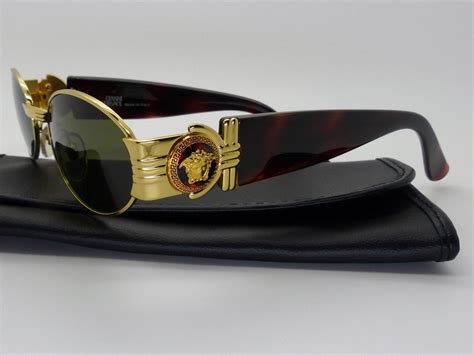 Genuine Rare Vintage Gianni Versace Medusa Sunglasses Mod S72 Etsy Uk Versace Medusa