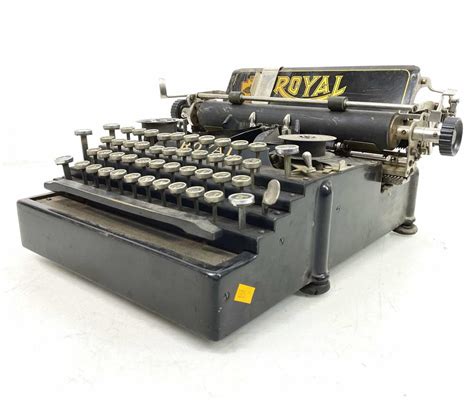 Lot Antique Royal Standard Typewriter
