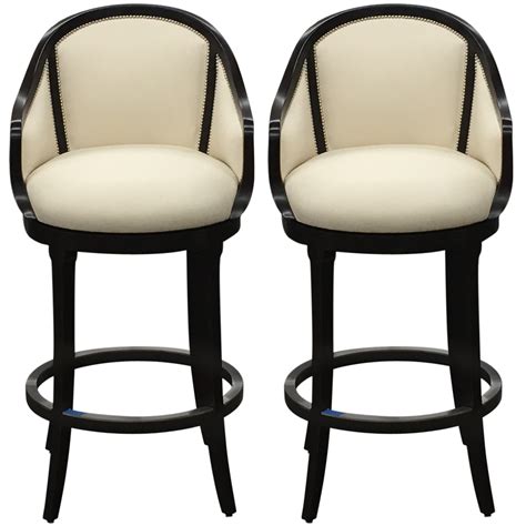 The watching dutch door and shutters add a stylish touch to the house. Custom Cream Bar Stools Set | Bar stools, Cream bar stools ...