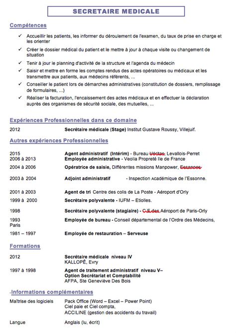 Lettre de motivation secretaire médicale gratuite