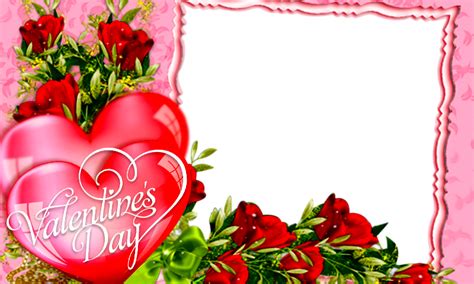 Happy Valentine Day Frame 800x480 Png Download