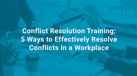 Conflict Resolution Training For Business Success Law