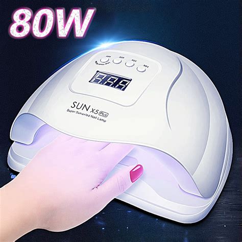 Diozo Sunx5 Plus Lampe à Ongles 80w Uv Led Gel Sèche Ongles