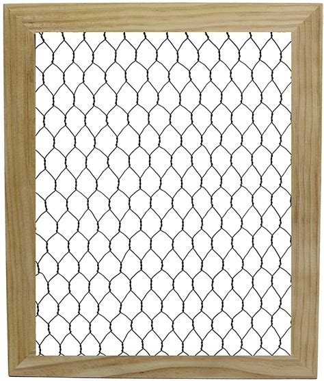 2 Pack Unfinished Wood Chicken Wire Frame Ready To Decorate Add