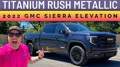 Full Review 2022 “refreshed” Gmc Sierra Elevation In The Titanium Rush