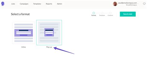 How To Create A Pop Up Form Emailoctopus Knowledge Base