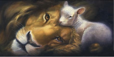 Pin By Heather Frady On Jesus Lion And Lamb Prophetic Painting