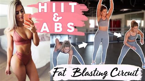15 minute fat burning hiit and ab circuit youtube