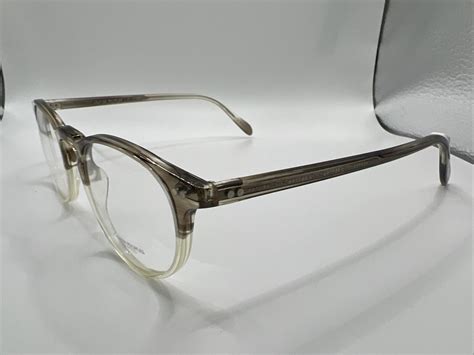 oliver people s ov5004 1647 riley r 47 20 145 brown clear eyeglass frames ll76 ebay