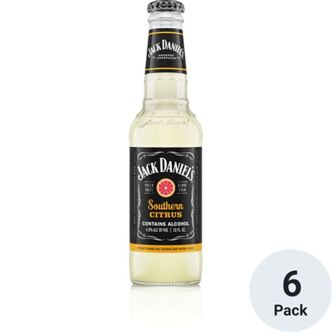 The iconic black label whiskey meets the regulations to be labeled as a straight bourbon, but is sold simply as a tennessee whiskey. Jack Daniels Country Cocktails Southern Citrus | Total ...