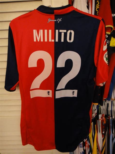 In 1929 nam de club deel aan de mitropacup, een voorloper van de huidige europacups. Genoa CFC Home football shirt 2008 - 2009.
