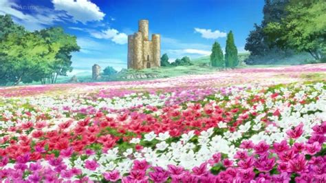 Anime Flower Scene Phong Cảnh Ảnh ấn Tượng Anime