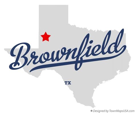 Map Of Brownfield Tx Texas