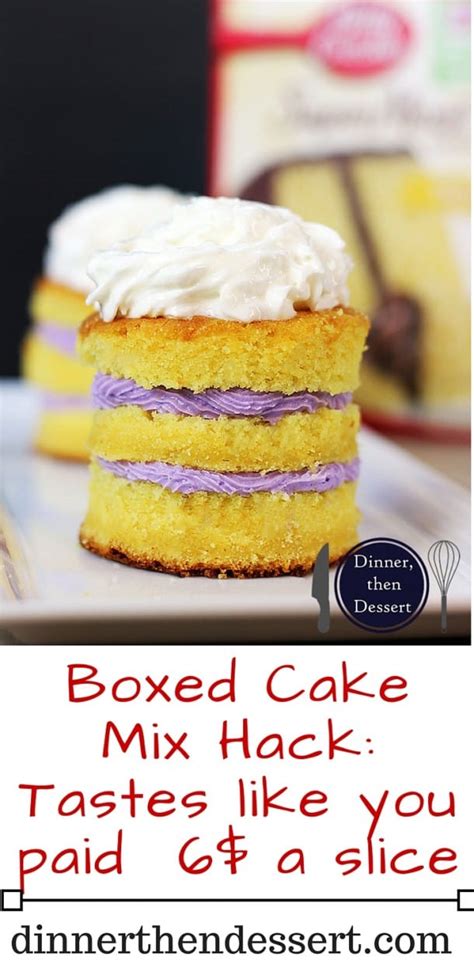 easy boxed cake mix recipe hack [video] dinner then dessert