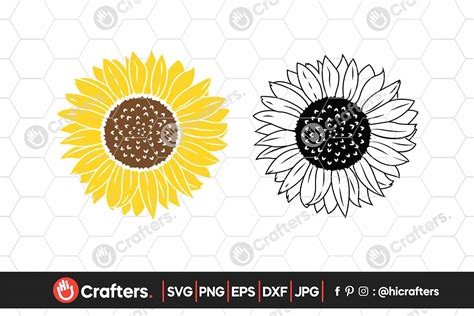 Sunflower Silhouette Svg Free Free Layered Svg Files Images
