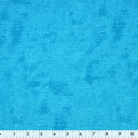Fabric Creations Aqua Blue Textured Cotton Fabric By The Metre