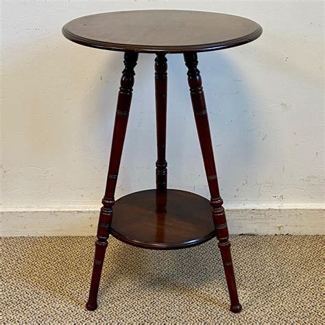 Edwardian Mahogany Tripod Side Table Antique Tables Hemswell