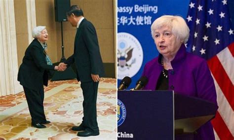 bizarre moment treasury secretary janet yellen bows multiple times to china s vice premier and