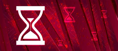 Red Sand Hourglass Background Illustrations Royalty Free Vector