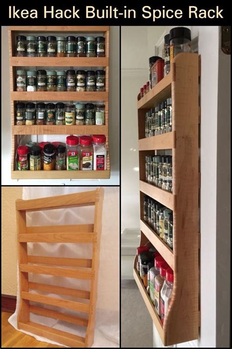 Ikea Hack Built In Spice Rack Diy Projects For Everyone Diy Spice