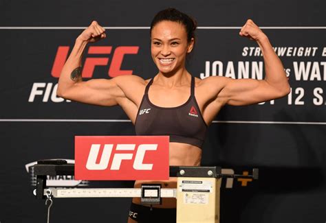 UFC On ESPN Weigh In Results Michelle Waterson Vs Angela Hill