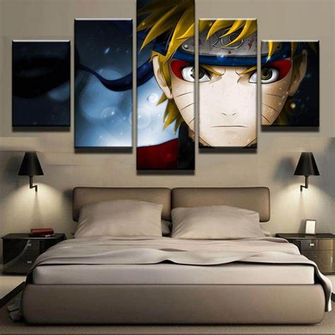 Ready To Hang Naruto Wall Decor Paintings Bedroom Canvas Anime