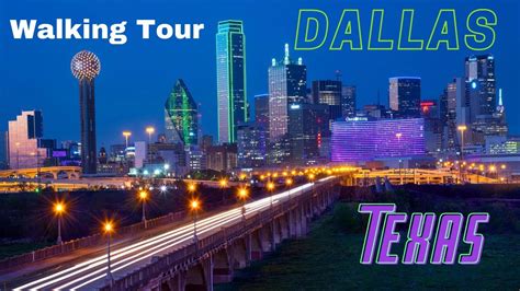 Walking Around Downtown Dallas Tx Virtual Walking Tour City Sounds