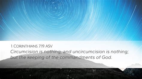 1 Corinthians 719 Asv Desktop Wallpaper Circumcision Is Nothing And