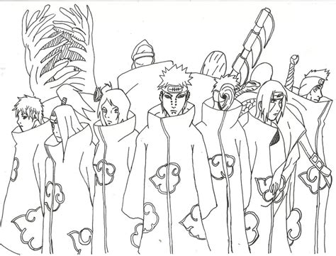 Coloring Pages Of Naruto Shippuden Characters Best Coloring Pages
