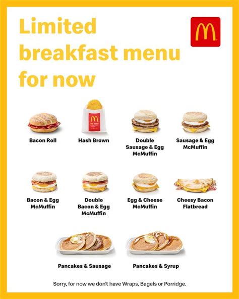 Mcdonald's malaysia has been informed of this post circulating on facebook, offering medical staff a free breakfast meal redemption via the mcdonald's app. McDonald's breakfast returns to NI as two outlets also ...