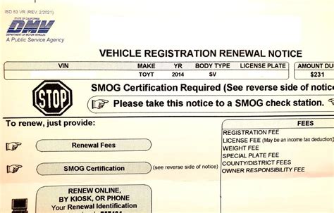 State Of California Smog Check Program Requirements — Conejo Valley