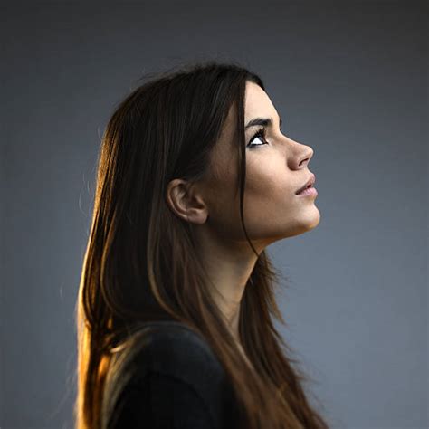 133300 Woman Side Profile Portrait Stock Photos Pictures And Royalty