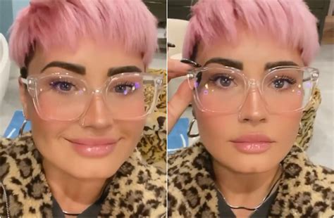 Demi Lovato Rocks Baby Bangs After Cutting Hair Even Shorter Glamour