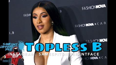 Cardi B Reacts To Posting Topless Picture Youtube