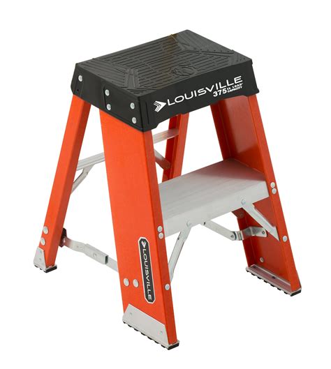 Louisville Ladder 2 Fiberglass Step Stand 8 Reach 300 Lbs Load