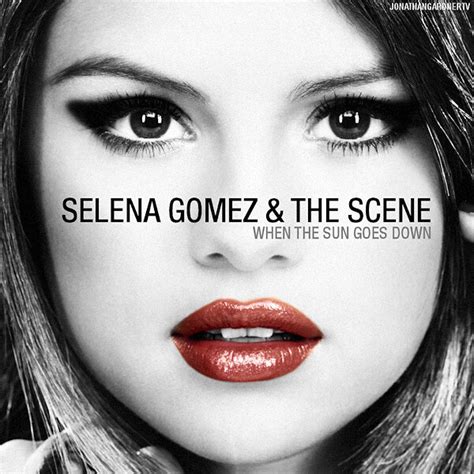 Selena Gomez The Scene When The Sun Goes Down Album Cover Designed By Jonathan Gardner