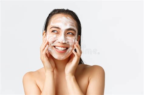 Skincare Women Beauty Hygiene And Personal Care Concept Displeased