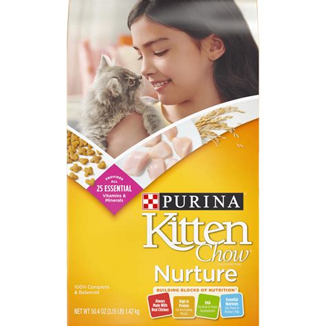 Purina Kitten Chow Dry Kitten Food Nurture 315 Lb Bag