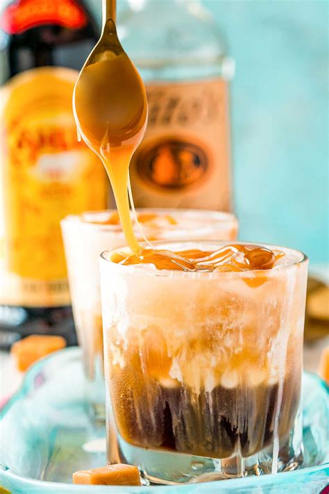 Salted Caramel White Russian Cocktail Homemade Hooplah