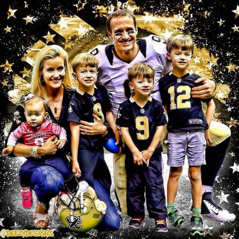 Saints Drew Brees and his beautiful family. | New orleans saints