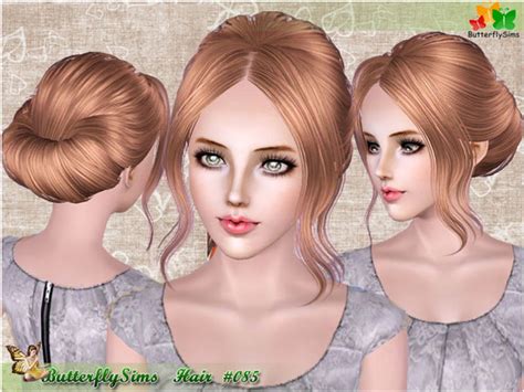 Custom Sims 3 Female Hair 085
