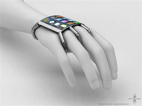 This Futuristic Iphone Concept Is A Bizarre New Take On Wearable Technology [gallery] Cult Of Mac