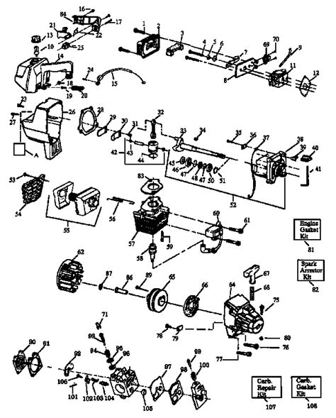 Craftsman 32cc Mini Tiller Fuel Line Diagram Wiringism