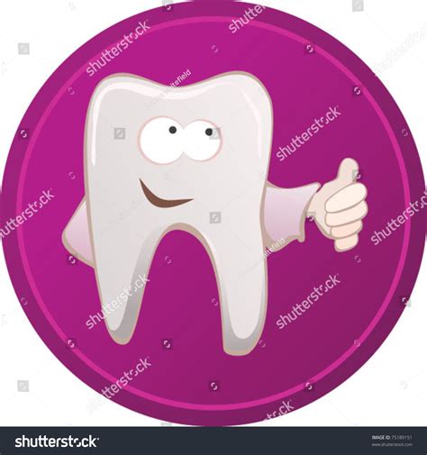 Happy Tooth Vector Girl Stock Vector Royalty Free 75189151 Shutterstock