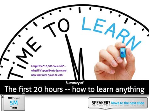 We would like to show you a description here but the site won't allow us. The first 20 hours - How to Learn Anything quickly?