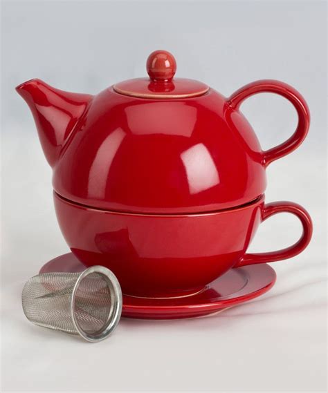 Take A Look At This Red Tea For One Set Today Tea Pots Tea Tea For One